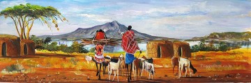 150の主題の芸術作品 Painting - アフリカからもうすぐ帰国